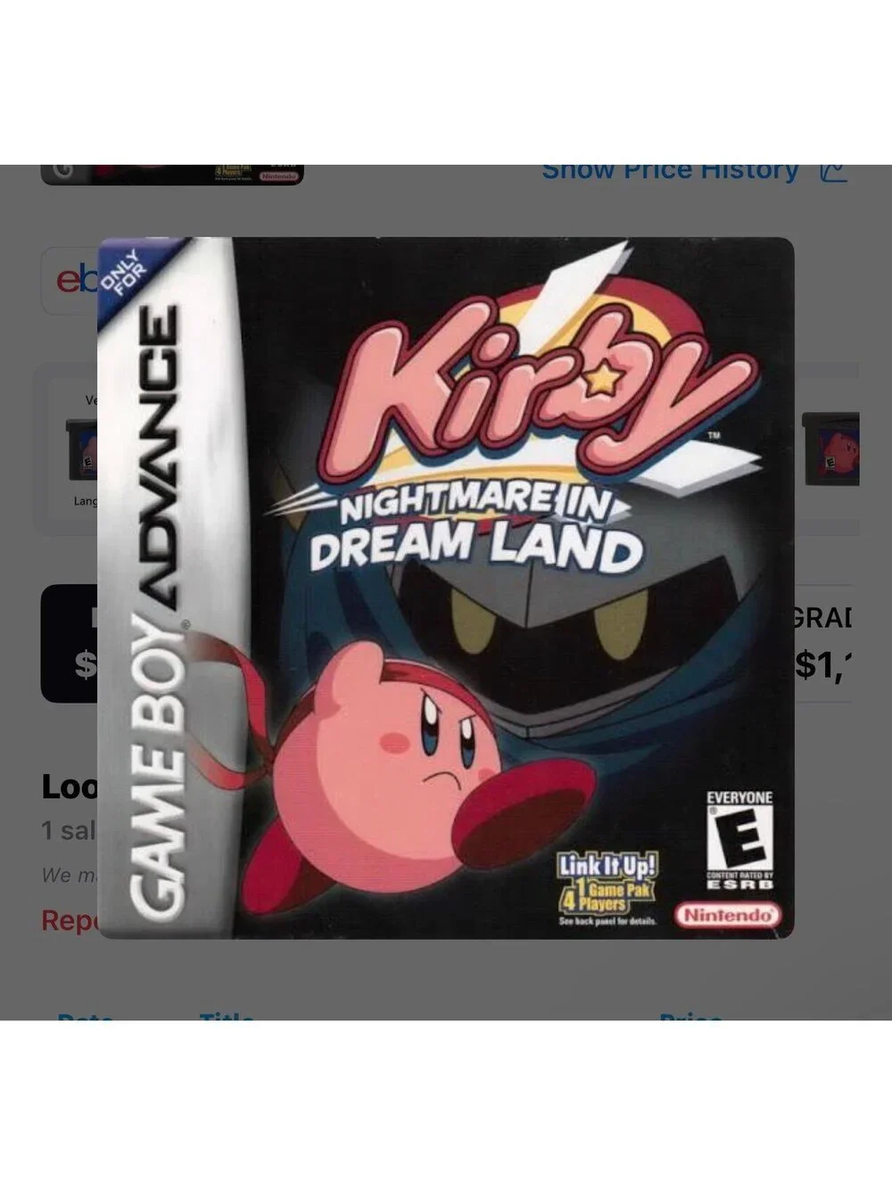 Kirby: Nightmare in Dream Land for Gameboy Advance